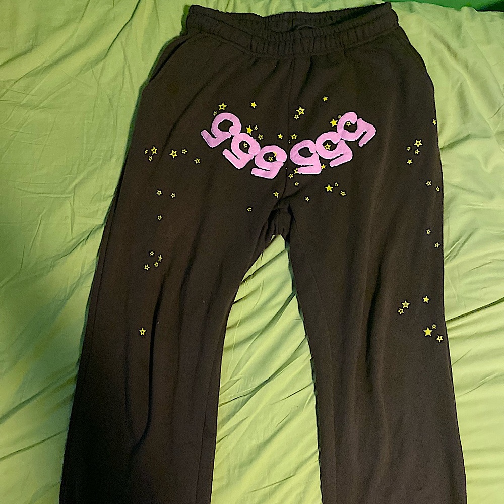 Authentic Spider Worldwide Angel Number Tracksuit Brown